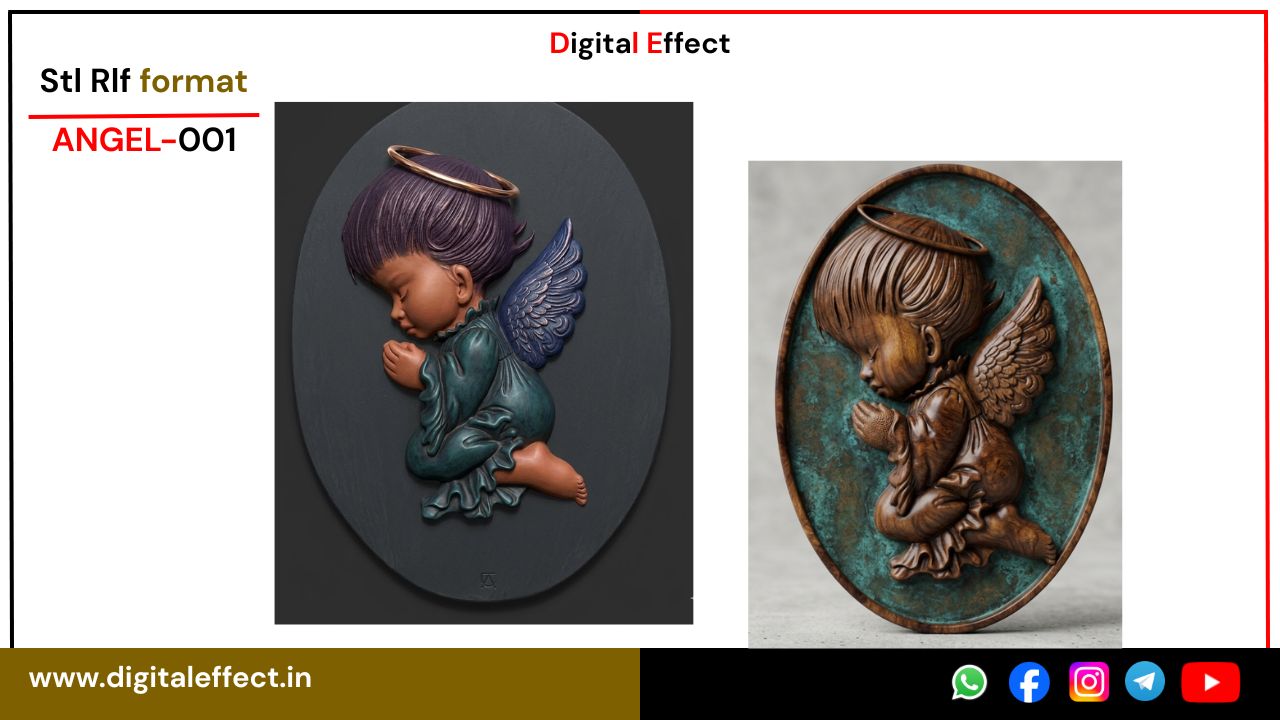 Angel Design STL/RLF files for CNC carving