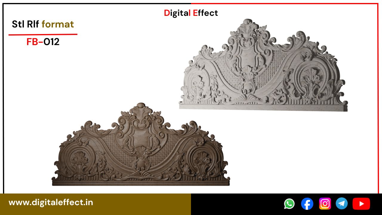 Luxury Floral Bed Design – Digital Effect