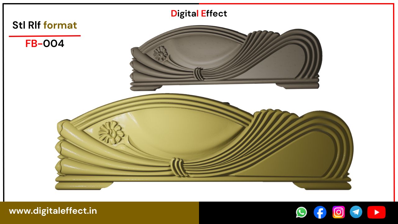Royal Carved Bed Panel – Digital Effect