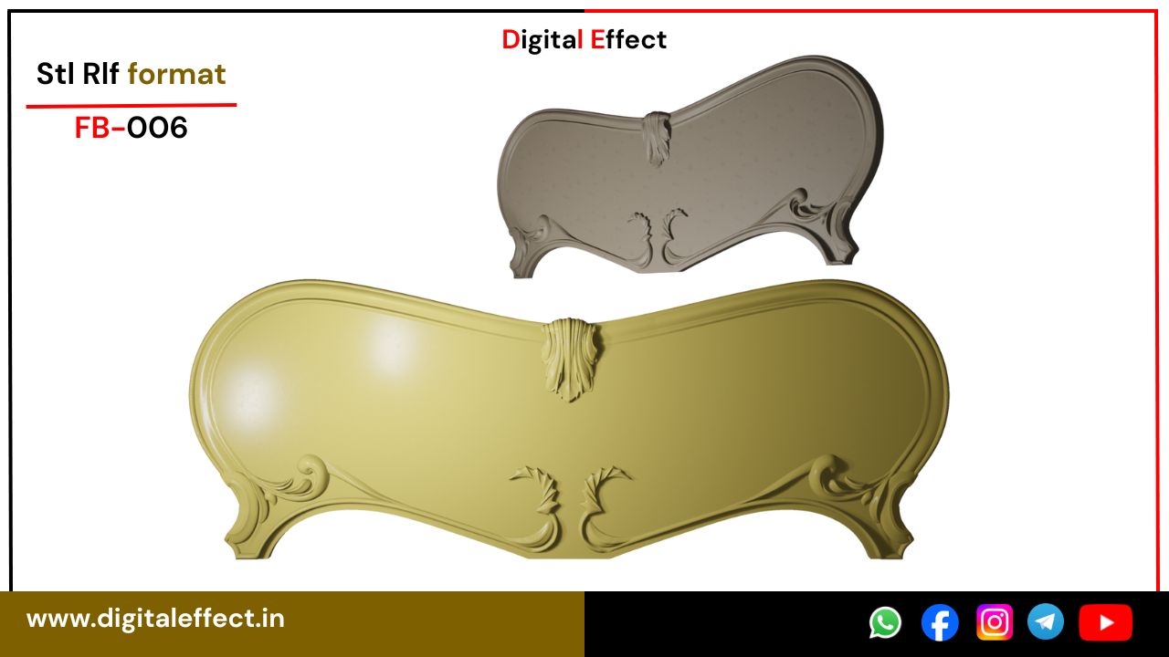 Royal Carved Bed Panel – Digital Effect