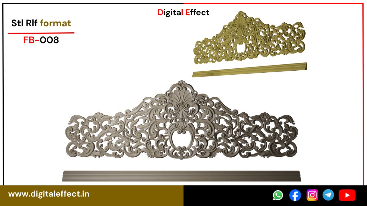 Classic Royal Bed Design – Digital Effect
