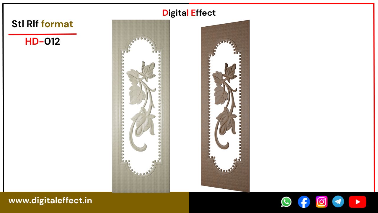 Timeless CNC Door Carving Design – Digital Effect