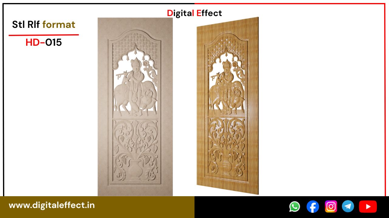 Bold CNC Door Panel Design – Digital Effect