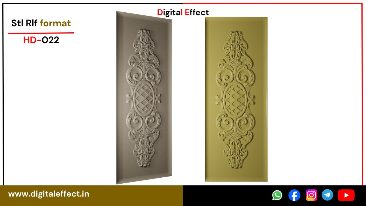 Timeless CNC Door Carving Design – Digital Effect