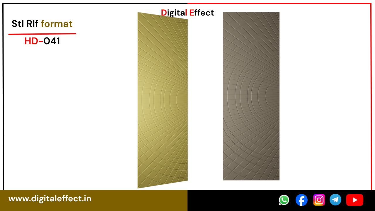 Classic Door Panel Relief for CNC – Digital Effect