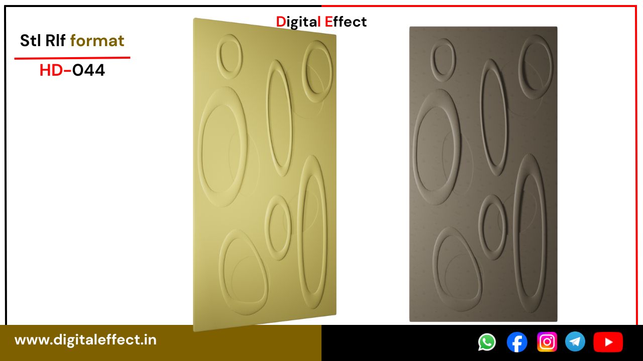 Modern Floral CNC Door Design – Digital Effect