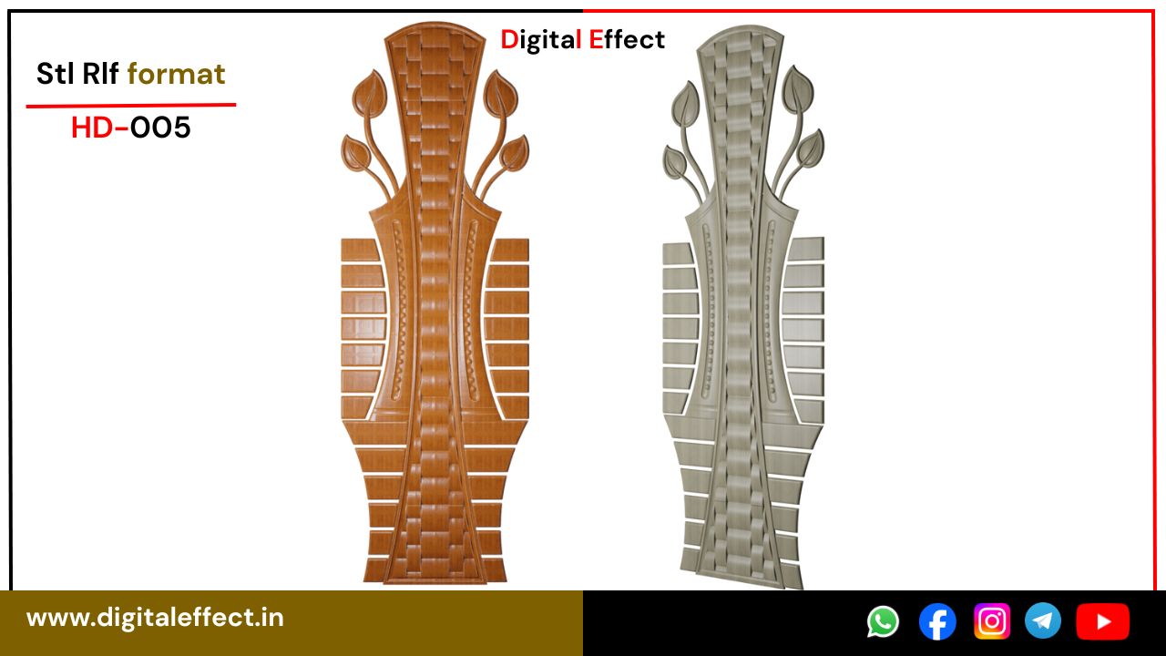 Bold CNC Door Panel Design – Digital Effect