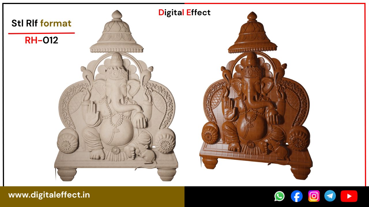 Ganesha Design 12 - Digital Effect