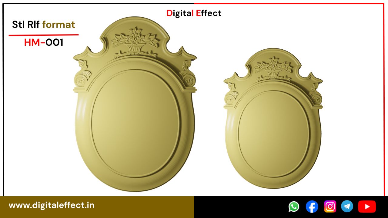 Home Interior Mirror Frame Design – Digital Effect