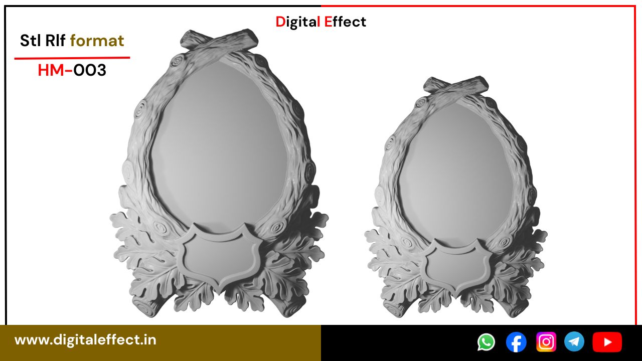 CNC Mirror Frame Design for Home – Digital Effect
