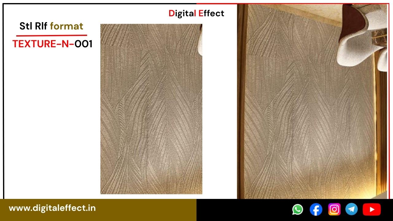 Wall Panel Design STL/RLF files for CNC carving