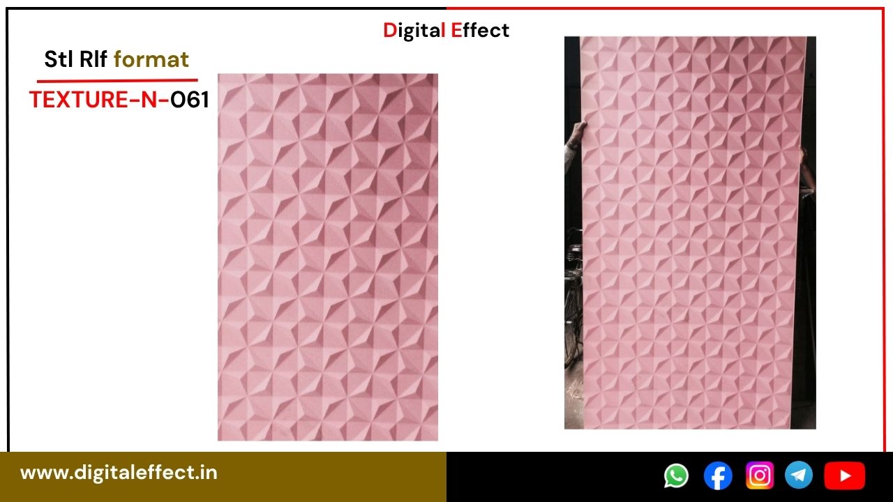 Modern Wall Panel STL/RLF design bundle for CNC - Pack 04
