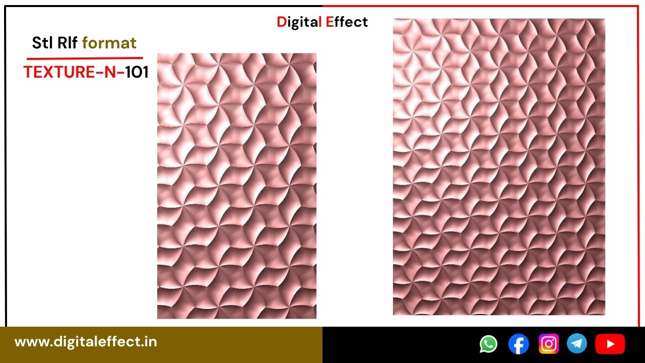 Modern Wall Panel STL/RLF design bundle for CNC - Pack 06