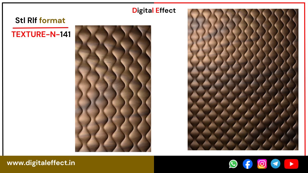 Modern Wall Panel STL/RLF design bundle for CNC - Pack 08